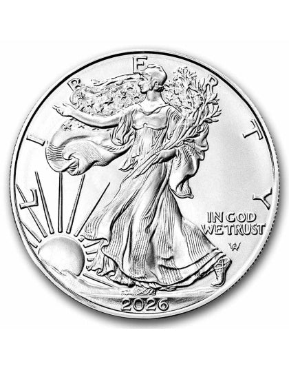 1 oz American Silver Eagle Coin BU (2026) 1