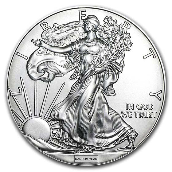 American Silver Eagles (Random Year, 20-Coin MintDirect Tube) alternate view